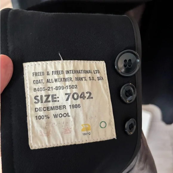 Vintage Military Wool Coat - Picture 12 of 12